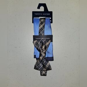 Tommy Hilfiger Bow Tie Pocket Square Combo NWT